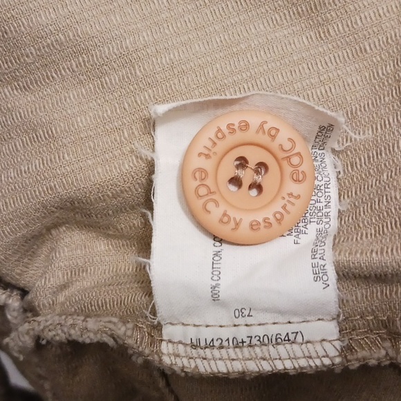 EDC BY ESPRIT BEIGE CORDUROY SKIRT - Picture 7 of 7